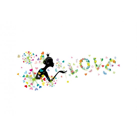 Sticker decorativ, love 160 cm, 65STK Sticker decorativ, love 160 cm, 65STK