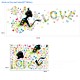 Sticker decorativ, love 160 cm, 65STK Sticker decorativ, love 160 cm, 65STK