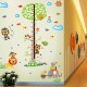 Sticker decorativ, masuratoare copacel cu animalute 143 cm, 70STK Sticker decorativ, masuratoare copacel cu animalute 143 cm, 70STK