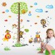Sticker decorativ, masuratoare copacel cu animalute 143 cm, 70STK Sticker decorativ, masuratoare copacel cu animalute 143 cm, 70STK