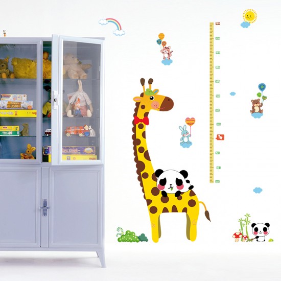 Sticker decorativ, masuratoare cu animalute 150 cm, 77STK Sticker decorativ, masuratoare cu animalute 150 cm, 77STK