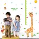 Sticker decorativ , masuratoare cu animalute, 160 cm, 104STK Sticker decorativ , masuratoare cu animalute, 160 cm, 104STK