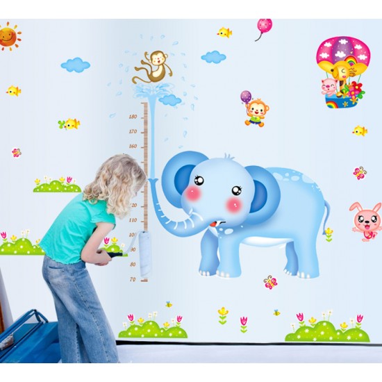 Sticker decorativ, masuratoare cu animalute 230 cm, 110STK Sticker decorativ, masuratoare cu animalute 230 cm, 110STK