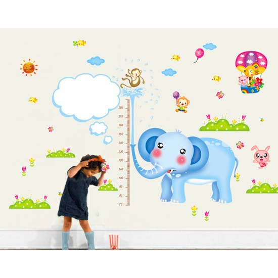 Sticker decorativ, masuratoare cu animalute 230 cm, 110STK Sticker decorativ, masuratoare cu animalute 230 cm, 110STK