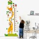 Sticker decorativ, masuratoare cu girafa si maimutele 160 cm, 61STK Sticker decorativ, masuratoare cu girafa si maimutele 160 cm, 61STK