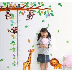 Sticker decorativ, masuratoare cu  maimutele 180 cm, 69STK