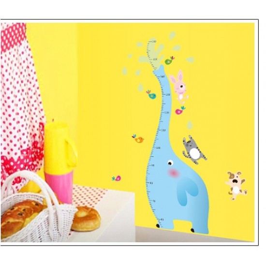 Sticker decorativ, masuratoare in forma de elefant 130 cm, 115STK Sticker decorativ, masuratoare in forma de elefant 130 cm, 115STK