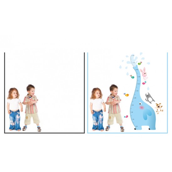 Sticker decorativ, masuratoare in forma de elefant 130 cm, 115STK Sticker decorativ, masuratoare in forma de elefant 130 cm, 115STK