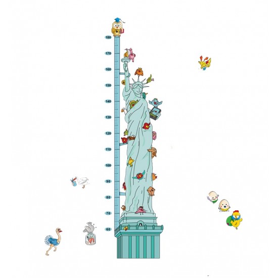 Sticker decorativ, masuratoare statuia libertatii 150 cm, 118STK Sticker decorativ, masuratoare statuia libertatii 150 cm, 118STK