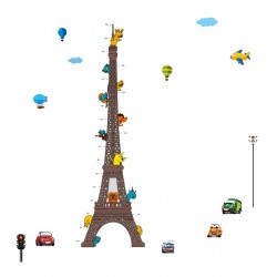Sticker decorativ, masuratoare turnul Eiffel 210 cm, 120STK Sticker decorativ, masuratoare turnul Eiffel 210 cm, 120STK