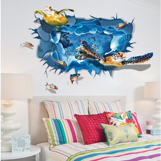 Sticker decorativ, ocean cu broscute 110 cm, 59STK Sticker decorativ, ocean cu broscute 110 cm, 59STK