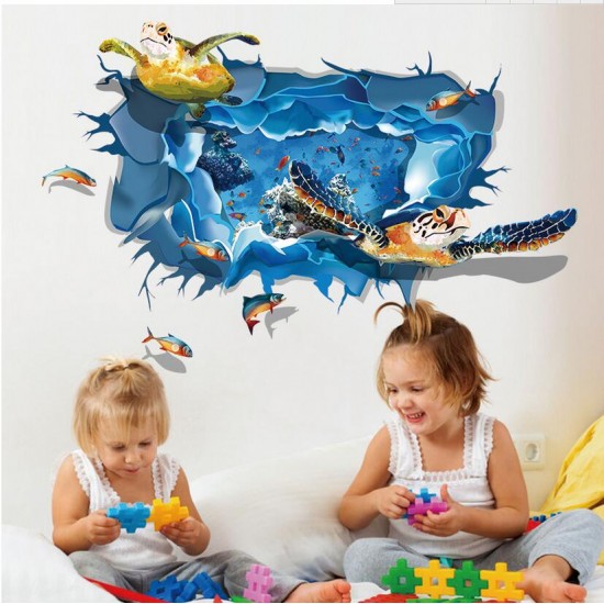 Sticker decorativ, ocean cu broscute 110 cm, 59STK Sticker decorativ, ocean cu broscute 110 cm, 59STK