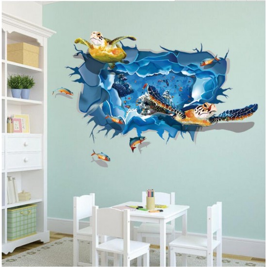 Sticker decorativ, ocean cu broscute 110 cm, 59STK Sticker decorativ, ocean cu broscute 110 cm, 59STK