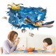Sticker decorativ, ocean cu broscute 110 cm, 59STK Sticker decorativ, ocean cu broscute 110 cm, 59STK
