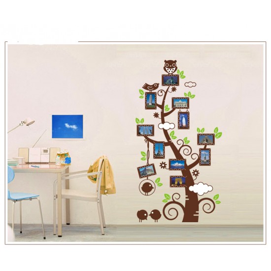 Sticker decorativ, pom cu 11 rame foto 110 cm, 114STK Sticker decorativ, pom cu 11 rame foto 110 cm, 114STK