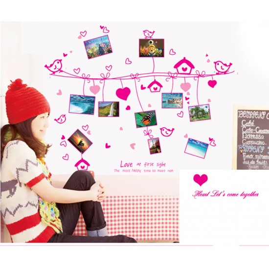 Sticker decorativ, sarma intinsa cu 9 rame foto 180 cm, 117STK Sticker decorativ, sarma intinsa cu 9 rame foto 180 cm, 117STK
