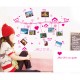 Sticker decorativ, sarma intinsa cu 9 rame foto 180 cm, 117STK Sticker decorativ, sarma intinsa cu 9 rame foto 180 cm, 117STK