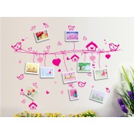 Sticker decorativ, sarma intinsa cu 9 rame foto 180 cm, 117STK Sticker decorativ, sarma intinsa cu 9 rame foto 180 cm, 117STK