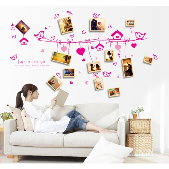 Sticker decorativ, sarma intinsa cu 9 rame foto 180 cm, 117STK Sticker decorativ, sarma intinsa cu 9 rame foto 180 cm, 117STK