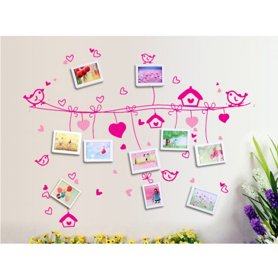 Sticker decorativ, sarma intinsa cu 9 rame foto 180 cm, 117STK Sticker decorativ, sarma intinsa cu 9 rame foto 180 cm, 117STK