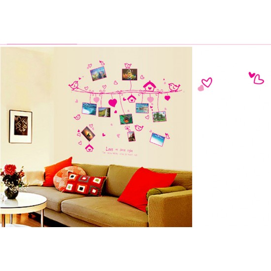 Sticker decorativ, sarma intinsa cu 9 rame foto 180 cm, 117STK Sticker decorativ, sarma intinsa cu 9 rame foto 180 cm, 117STK