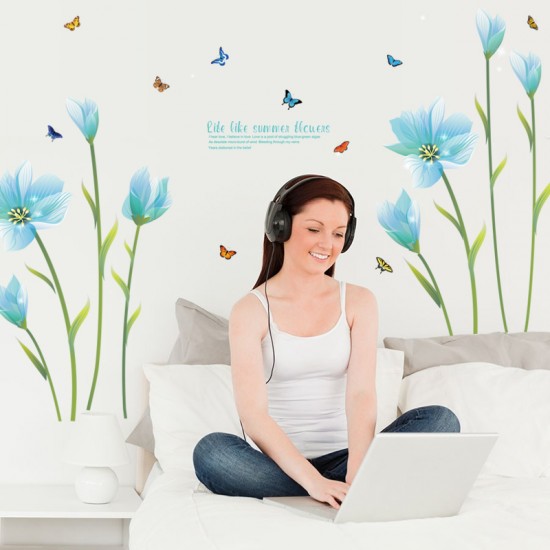 Sticker decorativ, summer flower 185 cm, 73STK Sticker decorativ, summer flower 185 cm, 73STK