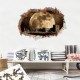 Sticker decorativ, Gaura in perete, privire spre luna 85 cm, 146STK-1 Sticker decorativ, Gaura in perete, privire spre luna 85 cm, 146STK-1