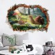 Sticker decorativ, Gaura in perete, privire spre padure 85 cm, 153STK-1 Sticker decorativ, Gaura in perete, privire spre padure 85 cm, 153STK-1