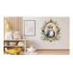 Sticker decorativ, Bufnita, Albastru, 72 cm, 1295STK-2 Sticker decorativ, Bufnita, Albastru, 72 cm, 1295STK-2