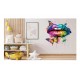 Sticker decorativ, Buze, Albastru, 70 cm, 1299STK-3 Sticker decorativ, Buze, Albastru, 70 cm, 1299STK-3