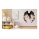 Sticker decorativ, Aripi, Maro, 70 cm, 1303STK-3 Sticker decorativ, Aripi, Maro, 70 cm, 1303STK-3