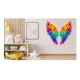 Sticker decorativ, Aripi, Portocaliu, 60 cm, 1303STK-5 Sticker decorativ, Aripi, Portocaliu, 60 cm, 1303STK-5