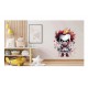 Sticker decorativ, Horror, Waterproof, Alb, 80 cm, 1306STK-10 Sticker decorativ, Horror, Waterproof, Alb, 80 cm, 1306STK-10