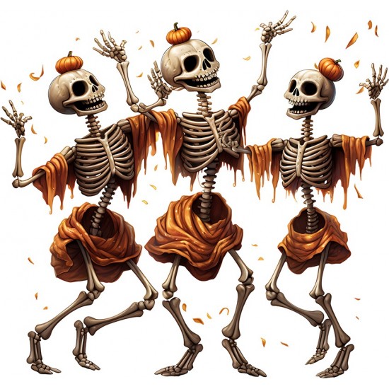 Sticker decorativ, Halloween, Waterproof, Portocaliu, 61 cm, 1306STK-11 Sticker decorativ, Halloween, Waterproof, Portocaliu, 61 cm, 1306STK-11