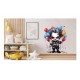 Sticker decorativ, Horror, Waterproof, Albastru, 67 cm, 1306STK-12 Sticker decorativ, Horror, Waterproof, Albastru, 67 cm, 1306STK-12
