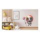Sticker decorativ, Horror, Waterproof, Roz, 66 cm, 1306STK-13