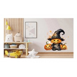 Sticker decorativ, Halloween, Waterproof, Negru, 60 cm, 1306STK-15 Sticker decorativ, Halloween, Waterproof, Negru, 60 cm, 1306STK-15