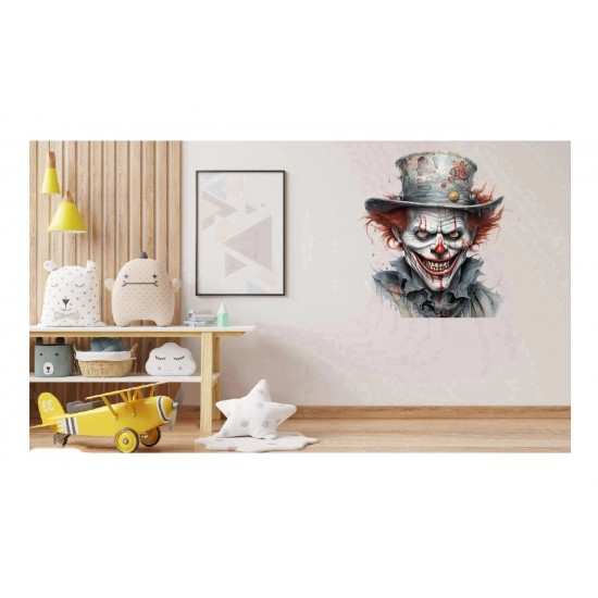Sticker decorativ, Horror, Waterproof, Gri, 60 cm, 1306STK-3 Sticker decorativ, Horror, Waterproof, Gri, 60 cm, 1306STK-3