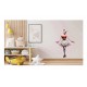 Sticker decorativ, Zombie, Waterproof, Rosu, 90 cm, 1306STK-8 Sticker decorativ, Zombie, Waterproof, Rosu, 90 cm, 1306STK-8