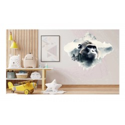 Sticker decorativ, Maimuta, Negru, 68 cm, 1307STK Sticker decorativ, Maimuta, Negru, 68 cm, 1307STK