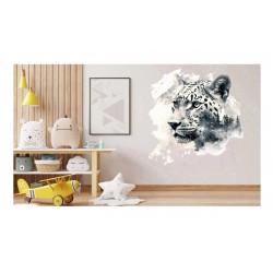 Sticker decorativ, Jaguar, Negru, 60 cm, 1307STK-9 Sticker decorativ, Jaguar, Negru, 60 cm, 1307STK-9