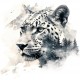 Sticker decorativ, Jaguar, Negru, 60 cm, 1307STK-9