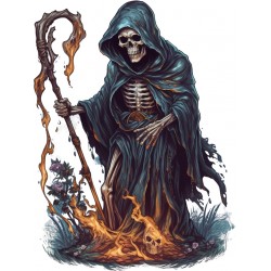 Sticker decorativ, Halloween, Negru, 80 cm, 1308STK-10