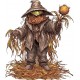 Sticker decorativ, Halloween, Gri, 69 cm, 1308STK-11 Sticker decorativ, Halloween, Gri, 69 cm, 1308STK-11