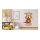 Sticker decorativ Pisica, Portocaliu, 78 cm, 1313STK-3 Sticker decorativ Pisica, Portocaliu, 78 cm, 1313STK-3