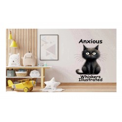 Sticker decorativ Pisica, Negru, 88 cm, 1313STK-4 Sticker decorativ Pisica, Negru, 88 cm, 1313STK-4