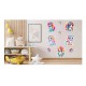 Sticker decorativ Waterproof cu Unicorni,  83x60 cm, 1314STK-3