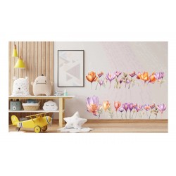 Sticker decorativ, Flori, Mov, 90 cm, 1317STK Sticker decorativ, Flori, Mov, 90 cm, 1317STK
