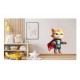 Sticker decorativ, Pisica Supererou, Albastru, 82 cm, 1318STK-3 Sticker decorativ, Pisica Supererou, Albastru, 82 cm, 1318STK-3