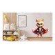 Sticker decorativ, Pisica Supererou, Rosu, 66 cm, 1318STK-4 Sticker decorativ, Pisica Supererou, Rosu, 66 cm, 1318STK-4